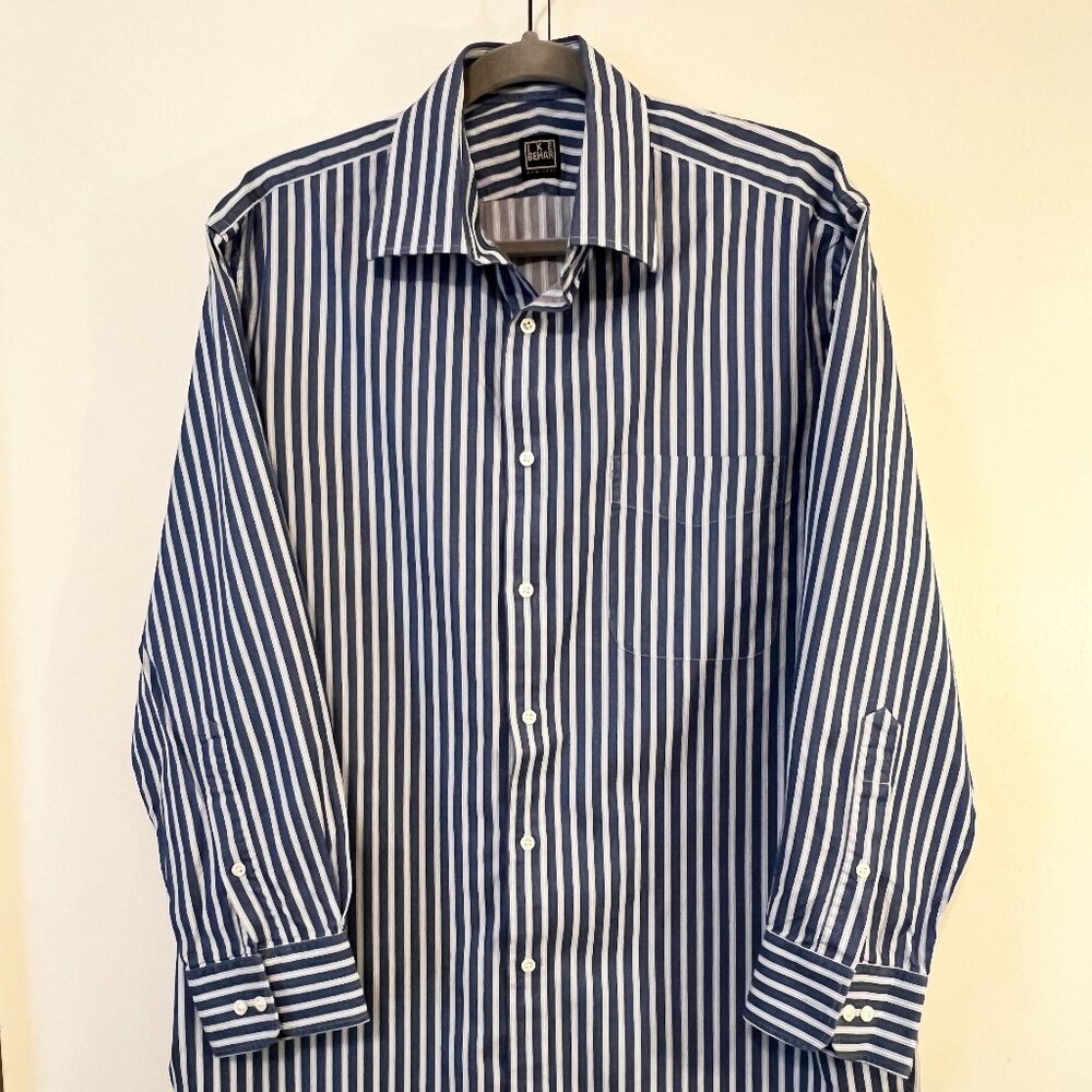Ike Behar Men's Casual Button Down Shirt,